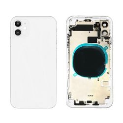 iPhone 11 Back Housing Frame (Small Components/Buttons NOT Installed)  White