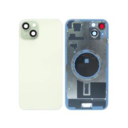 Back Glass with Frame and MagSafe Magnet for iPhone 15 Plus -Green
