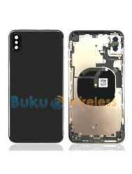iPhone XS Max Back Housing Frame w/Small Components Pre-Installed  Black