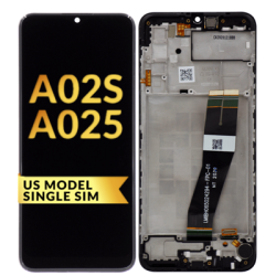 Galaxy A02s (A025) LCD Assembly w/Frame