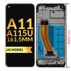 Galaxy A11 (A115U) LCD Assembly w/Frame