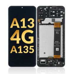 Galaxy A13 4G (A135) LCD Assembly w/ Frame