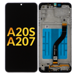 Galaxy A20s (A207) LCD Assembly w/Frame 