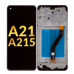 Galaxy A21 (A215) LCD Assembly w/Frame 
