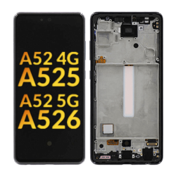 Galaxy A52 5G (A526) / A52 4G (A525) Assembly w/Frame Oled