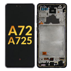 Galaxy A72 (A725) OLED Assembly w/Frame 