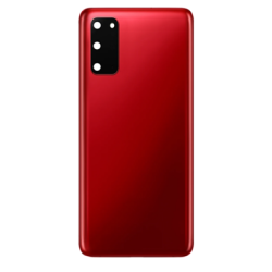 Galaxy S20 Back Glass with Camera Lens & Adhesive (AURO RED)