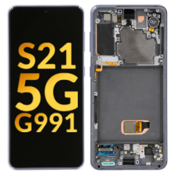 Galaxy S21 (G991) Screen Assembly w/Frame OEM