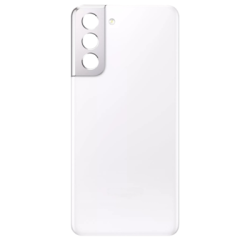 Galaxy S21 Back Glass with Camera Lens & Adhesive (PHANTOM WHITE)