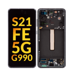 Galaxy S21 FE Screen Assembly w/Frame OEM