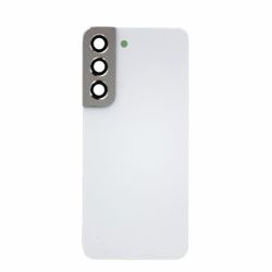 Galaxy S22 Back Glass with Camera Lens & Adhesive ( WHITE)