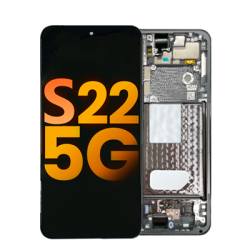 Galaxy S22 (S901) Screen Assembly w/Frame OEM
