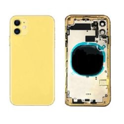 iPhone 11 Back Housing Frame (Small Components/Buttons NOT Installed)  Yellow