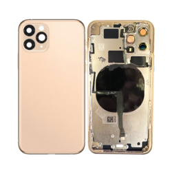 iPhone 11 Pro Back Housing Frame w/Small Components Pre-Installed Gold