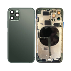 iPhone 11 Pro Back Housing Frame w/Small Components Pre-Installed Midnight Green