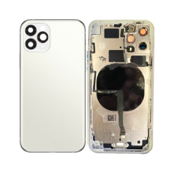 iPhone 11 Pro Back Housing Frame w/Small Components Pre-Installed Silver 