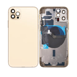 iPhone 12 Pro Back Housing Frame w/Small Components Pre-Installed Gold