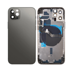 iPhone 12 Pro Back Housing Frame w/Small Components Pre-Installed GRAPHITE