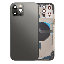 iPhone 12 Pro Max Back Housing Frame w/Small Components Pre-Installed (GRAPHITE)