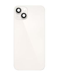 iPhone 14 Plus Back Glass With Steel Plate Bigger Camera Hole - WHITE