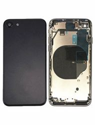 iPhone 8 Back Housing Frame w/Small Components Pre-Installed Black