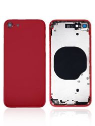 iPhone 8 Back Housing Frame w/Small Components Pre-Installed Red