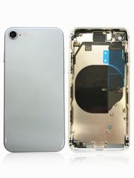 iPhone 8 Back Housing Frame w/Small Components Pre-Installed White