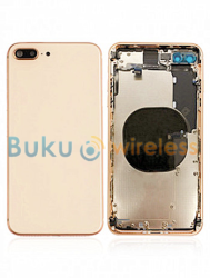 iPhone 8 Plus Back Housing Frame w/Small Components Pre-Installed Gold