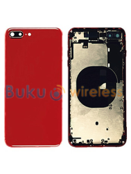 iPhone 8 Plus Back Housing Frame w/Small Components Pre-Installed Red