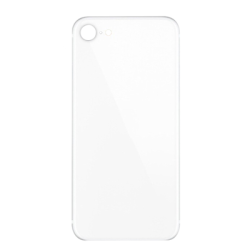 iPhone 8 Bigger Camera Hole Back Glass Replacement White