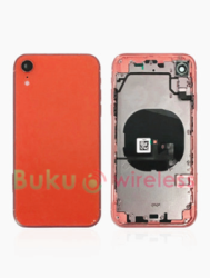 iPhone XR Back Housing Frame wSmall Components Pre-Installed Orange