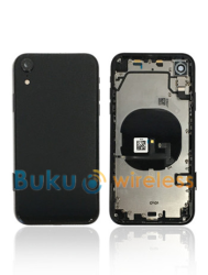 iPhone XR Back Housing Frame w/Small Components Pre-Installed Black