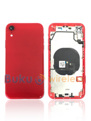 iPhone XR Back Housing Frame w/Small Components Pre-Installed Red