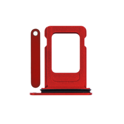 iPhone XR Single Sim Card Tray Red