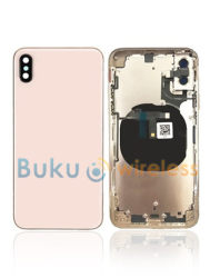 iPhone XS Back Housing Frame w/Small Components Pre-Installed Gold