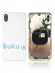 iPhone XS Back Housing Frame w/Small Components Pre-Installed SILVER