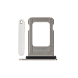 iPhone XS Single Sim Card Tray Silver