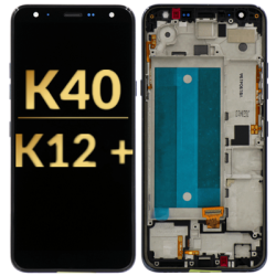 LG K40 (X420)/K12 Plus/X4 (2019) LCD Assembly w/Frame