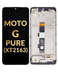 Motorola Moto G Pure (XT2163 / 2021) LCD Assembly with Frame