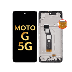 Motorola Moto G 5G 2024  (XT2417-1) LCD Assembly w/ Frame 