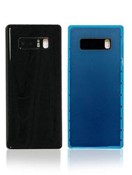 Galaxy Note 8 Back Glass with Camera Lens & Adhesive  Replacement Black