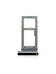 Sim Card Tray and MicroSD Card Tray for Samsung Galaxy Note 9 N960 - Black