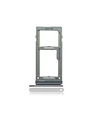 Sim Card Tray and MicroSD Card Tray for Samsung Galaxy Note 9 N960 - Silver