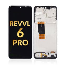 T-Mobile Revvl 6 Pro LCD Assembly w/Frame ( Premium )
