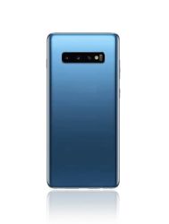 Galaxy S10 Back Glass with Camera Lens & Adhesive Prism Blue