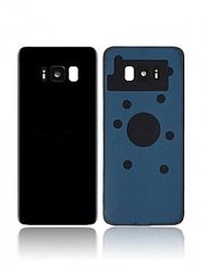 Galaxy S8+ Back Glass w/Adhesive Black