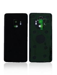 Galaxy S9 Back Glass with Camera Lens & Adhesive Black