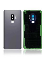 Galaxy S9+ Back Glass with Camera Lens & Adhesive Silver
