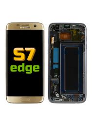 Galaxy S7 Edge (G935A) OLED Assembly w/Frame (GOLD)