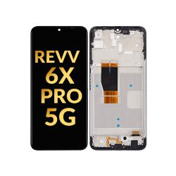 T-Mobile Revvl 6X Pro LCD Assembly w/Frame ( Premium )